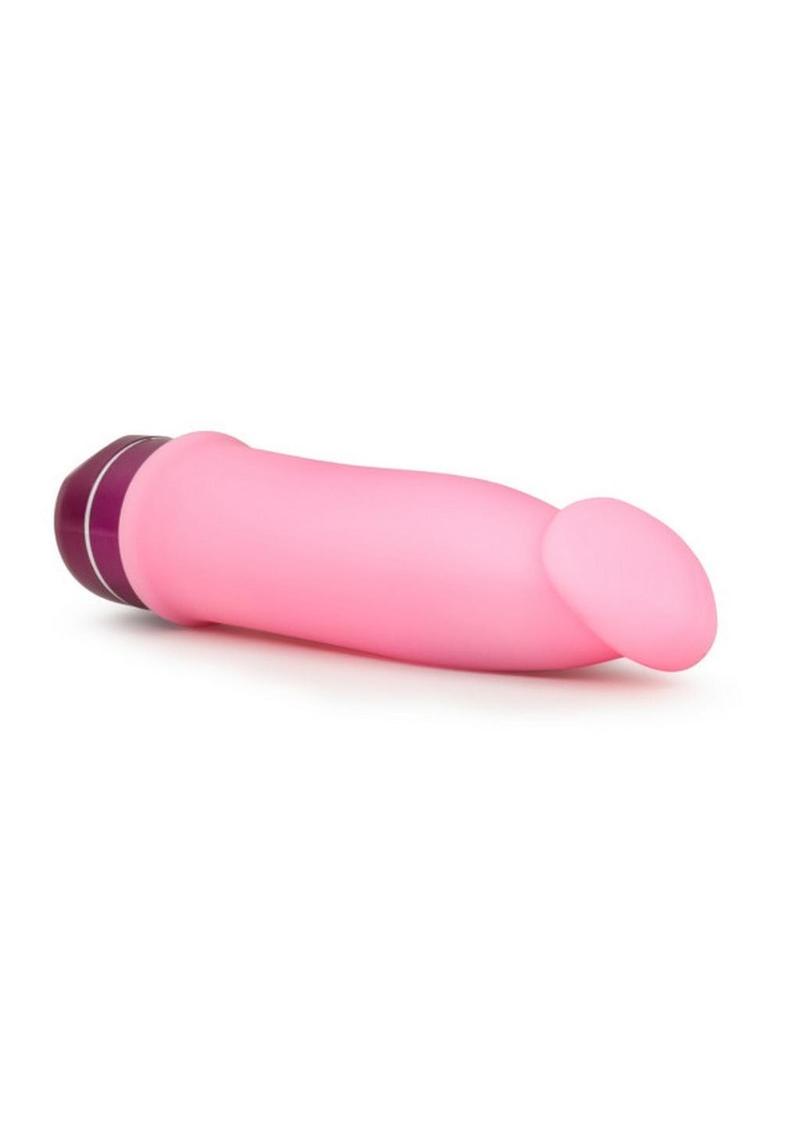 Luxe Purity Vibrating Silicone Dildo 7.5"