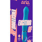 Aria Exciting AF Silicone Vibrator - Blue