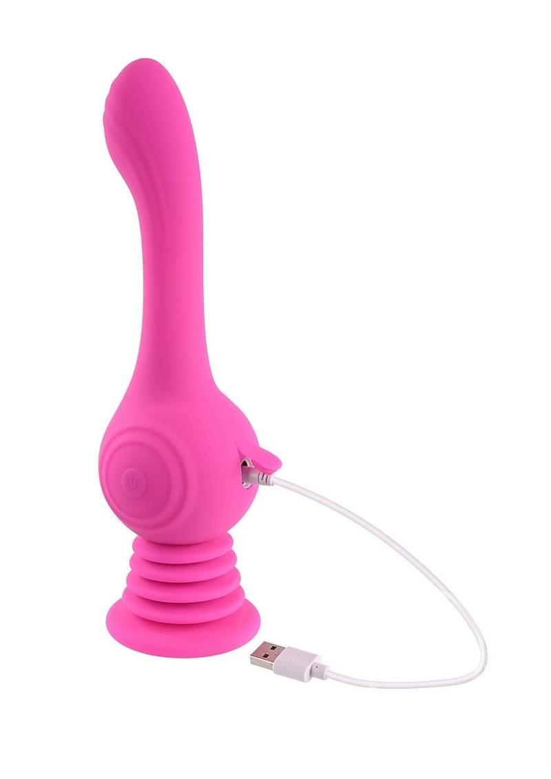 Gyro Vibe Rechargeable Vibrator with Suction Cup