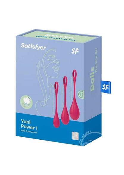Satisfyer Yoni Power 1 Silicone Weighted Ben Wa Balls Set