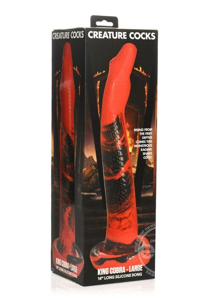 Creature Cocks King Cobra Long Silicone Dildo Large 14in
