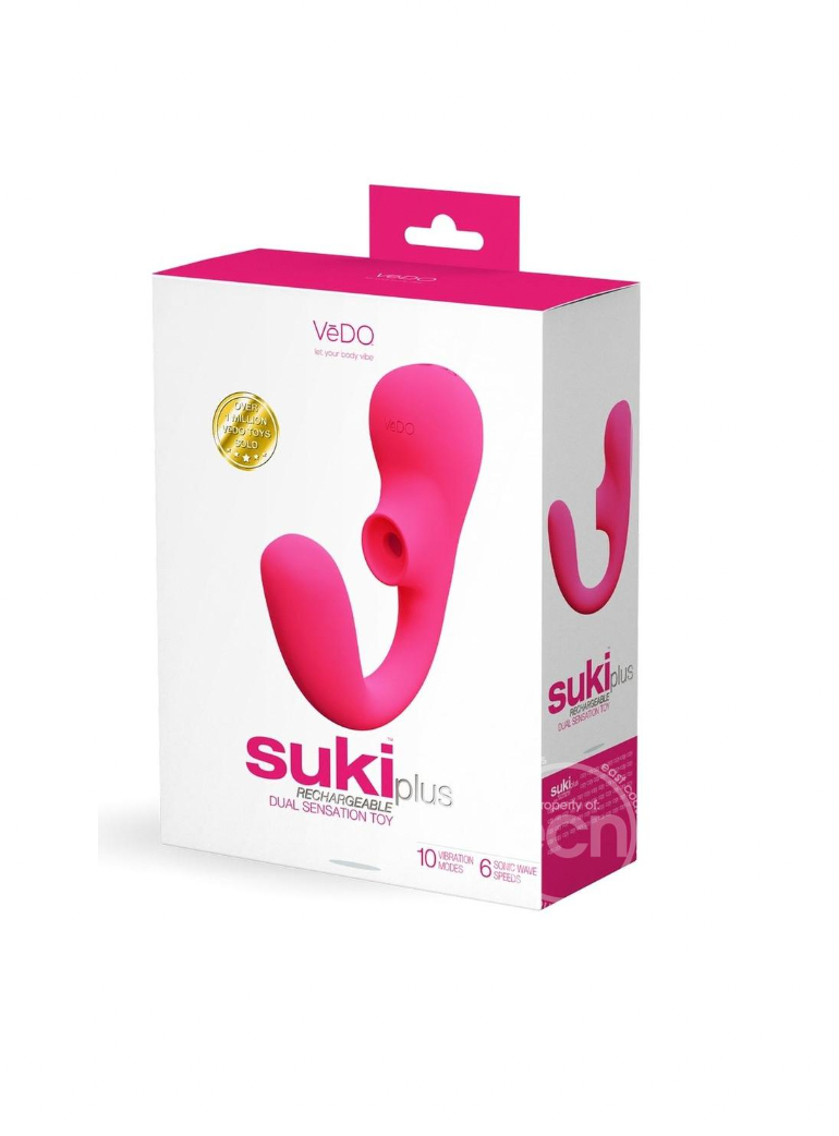 Suki Plus Rechargeable Silicone Dual Vibrator