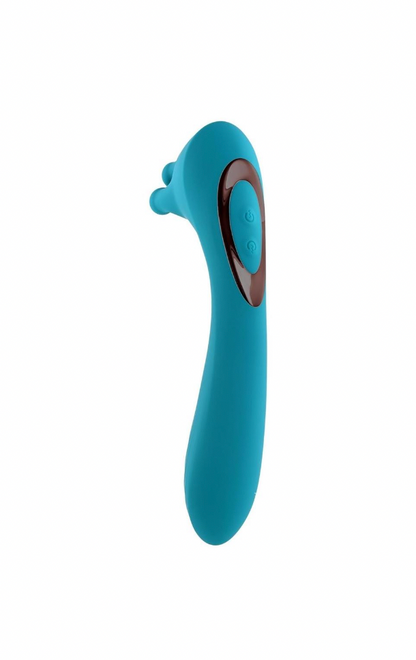 Heads or Tails Silicone Rechargeable Dual Vibrator
