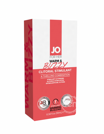 JO Warm & Buzzy Water Based Warming Clitoral Stimulant Cream