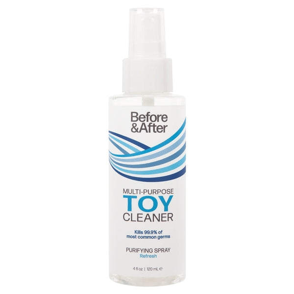 Before and After Toy Cleaner Spray