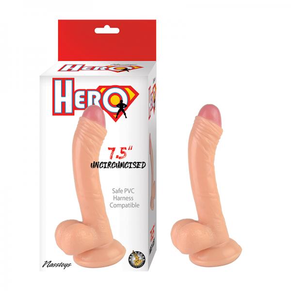 Hero Uncircumcised Dildo- 7.5"