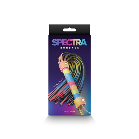 Spectra Rainbow Bondage Flogger